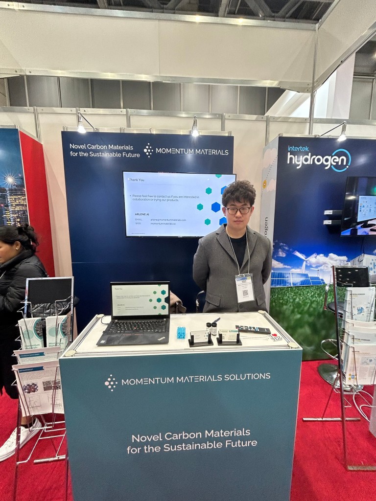 Momentum materials booth h2&fc expo