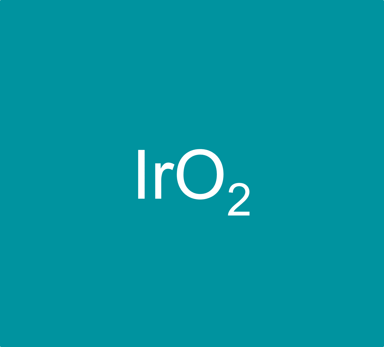 IrO2 graphic character only